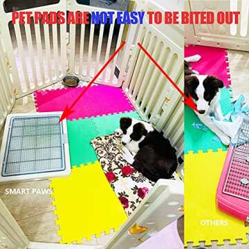 Smart Paws Corgi Potty Training Toilet,French Bulldog Training Tray,Pet Pads Holder,Dog Toilet 65X52CM