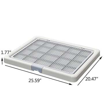 Smart Paws Corgi Potty Training Toilet,French Bulldog Training Tray,Pet Pads Holder,Dog Toilet 65X52CM