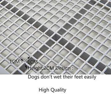 Smart Paws Corgi Potty Training Toilet,French Bulldog Training Tray,Pet Pads Holder,Dog Toilet 65X52CM