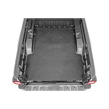 Rough Country Rubber Bed Mat for Jeep Gladiator JT (2020-2025) - Fits 5' (60") Bed, Non-Slip, Tear-Resistant Truck Bed Protection