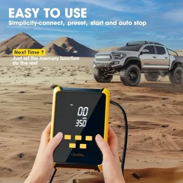 Portable Electric Tire Inflator for Fast Inflation
