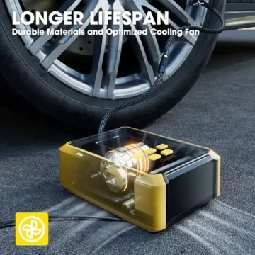Portable Electric Tire Inflator for Fast Inflation