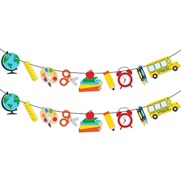 KatchOn 10ft Back to School Banner - Vibrant, Reusable Classroom Decor