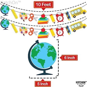 KatchOn 10ft Vibrant Reusable Back to School Banner