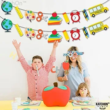 KatchOn 10ft Vibrant Reusable Back to School Banner