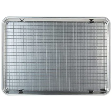 Nordic Ware Half Sheet with Oven Safe Nonstick Grid Set