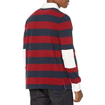 Brooks Brothers Men's Classic Long Sleeve Rugby Shirt