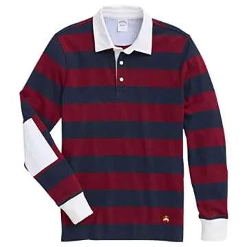 Brooks Brothers Men's Classic Long Sleeve Rugby Shirt