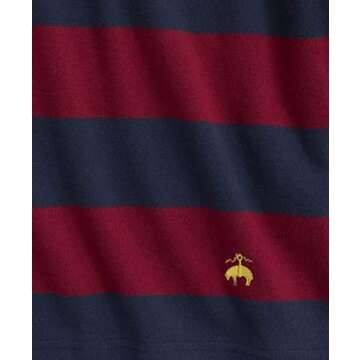 Brooks Brothers Men's Classic Long Sleeve Rugby Shirt