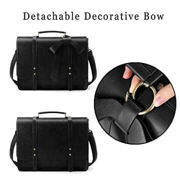 Stylish ECOSUSI Women Briefcase for 15.6" Laptop