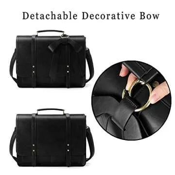 Stylish ECOSUSI Women Briefcase for 15.6" Laptop