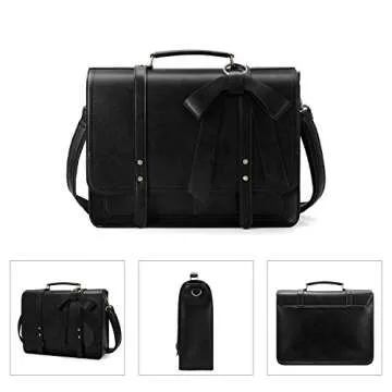 Stylish ECOSUSI Women Briefcase for 15.6" Laptop