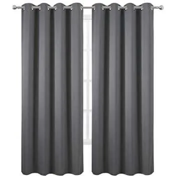 LEMOLO Grey Blackout Curtains - Thermal Insulation and Style for Every Room