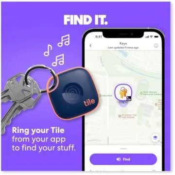 Tile by Life360 Mate Bluetooth Tracker - Perfect for Key Finding