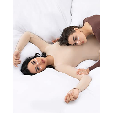 PUMIEY Long Sleeve Bodysuit for Women - Stylish Comfort