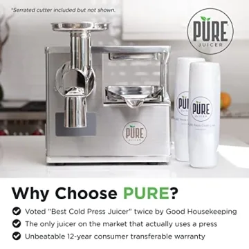 PURE Juicer Premium Cold Press Machine for Healthy Juicing