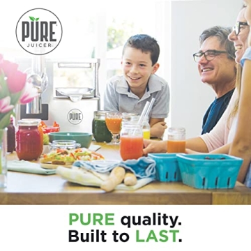 PURE Juicer Premium Cold Press Machine for Healthy Juicing