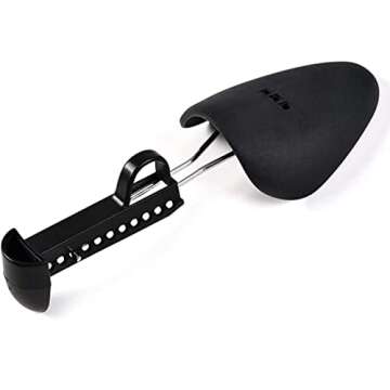 oa Store Premium Shoe Trees - 10 Pair Set - Adjustable, Sturdy Plastic & Steel Design - Maintains Shape & Prolongs Shoe Life - Fits Men's Sizes 5.5-11.5 - Essential for Optimal Shoe Care & Storage