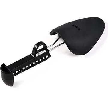 oa Store Premium Shoe Trees - 10 Pair Set - Adjustable, Sturdy Plastic & Steel Design - Maintains Shape & Prolongs Shoe Life - Fits Men's Sizes 5.5-11.5 - Essential for Optimal Shoe Care & Storage