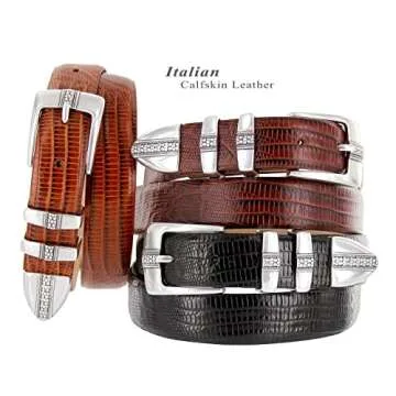 Brandon Italian Calfskin Golf Dress Belt 1-1/8" Wide