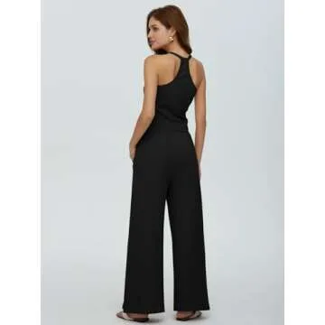 Stylish 2 Piece Summer Outfit for Women with Pockets