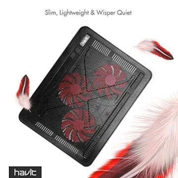 Havit HV-F2056 Portable Laptop Cooler with 3 Fans