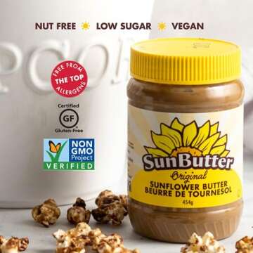 SunButter Sunflower Butter Natural Creamy (6 pack of 16oz Jars)