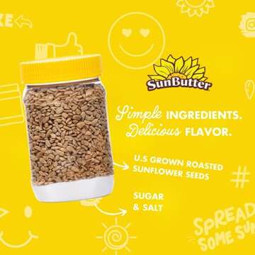 SunButter Sunflower Butter Natural Creamy (6 pack of 16oz Jars)