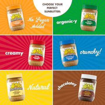 SunButter Sunflower Butter Natural Creamy (6 pack of 16oz Jars)