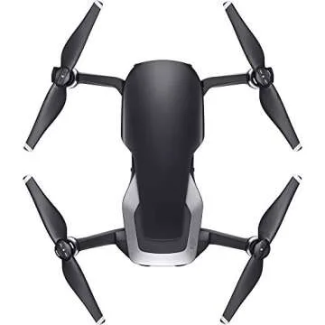 DJI Mavic Air Quadcopter with Remote Controller - Onyx Black Max Flight Bundle with Spare Battery, and Custom Mavic Air Hard Shell Back Pack