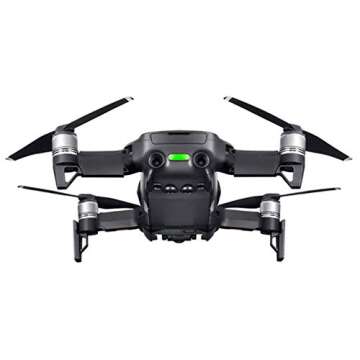 DJI Mavic Air Quadcopter with Remote Controller - Onyx Black Max Flight Bundle with Spare Battery, and Custom Mavic Air Hard Shell Back Pack