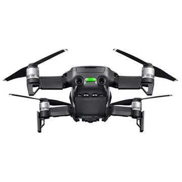 DJI Mavic Air Quadcopter with Remote Controller - Onyx Black Max Flight Bundle with Spare Battery, and Custom Mavic Air Hard Shell Back Pack