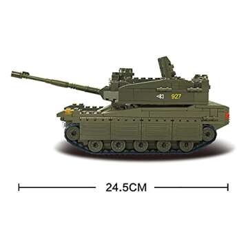 Sluban Merkava Tank Building Block Set - 344 Pieces