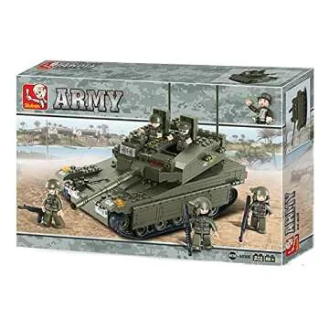 Sluban Merkava Tank Building Block Set - 344 Pieces