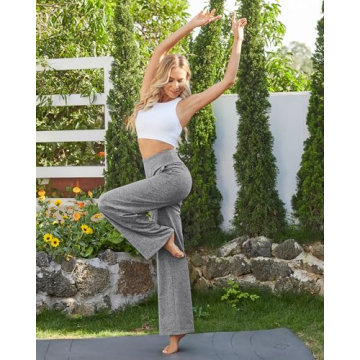 G4Free Wide Leg Athletic Sweatpants with Pockets for Women