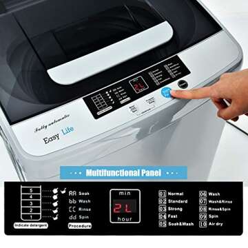 COSTWAY 2-in-1 Portable Washing Machine for Easy Laundry