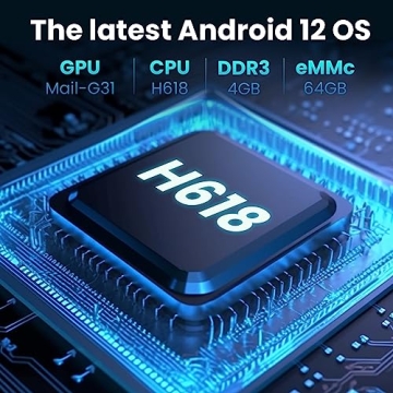 Android TV Box 12.0 8K Streaming Mini Keyboard Included