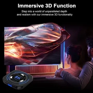 Android TV Box 12.0 8K Streaming Mini Keyboard Included