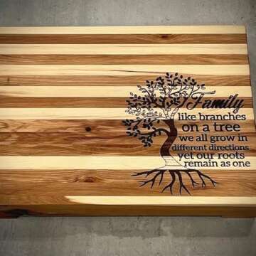 Self Adhesive Stencils Reusable Silk Screen Stencils Family Like Branches Farmhouse Stencils, Happy Place Home Family Sign Silk Screen Transfers Art Crafts on Wood/Canva/Plate/Paper/DIY Home Decor