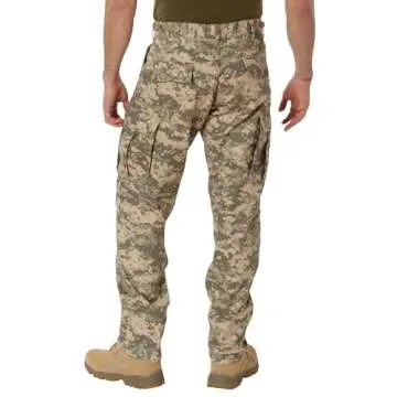 Rothco Digital Camo Tactical BDU Pants (US, Alpha, Large, Regular, Regular, ACU Digital Camo)