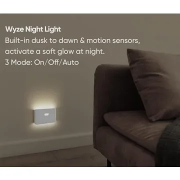 WYZE Rechargeable Night Lights with Sensors for Safety