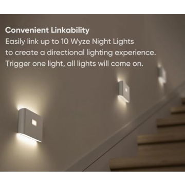 WYZE Rechargeable Night Lights with Sensors for Safety