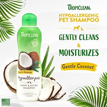 TropiClean Gentle Puppy Shampoo for Sensitive Skin 20oz