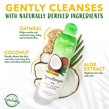 TropiClean Gentle Puppy Shampoo for Sensitive Skin 20oz