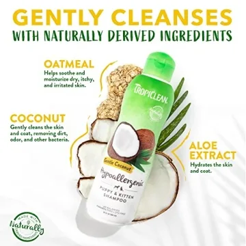 TropiClean Gentle Puppy Shampoo for Sensitive Skin 20oz