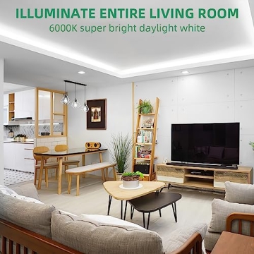 Lamomo 16.4ft LED Neon Rope Light for Home Decor