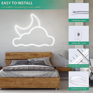 Lamomo 16.4ft LED Neon Rope Light for Home Decor