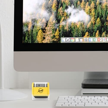 Miseyo Wide Roller Stamp for Identity Protection - Yellow