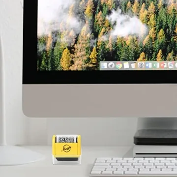 Miseyo Wide Roller Stamp for Identity Protection - Yellow