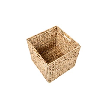 Stylish Foldable Hyacinth Storage Baskets for Home Organization